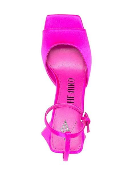 The Attico Piper satin sandals