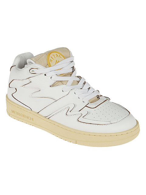 Metalgienchi Neon leather sneakers