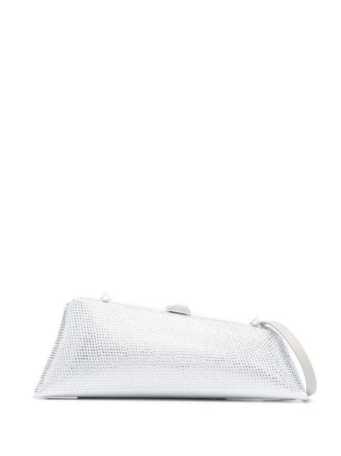 The Attico Long Night crystal-embellished clutch bag