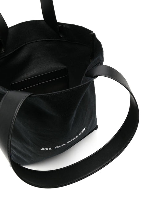 Jil Sander logo-print tote bag