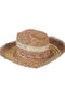 Exquisite J Raffia Fedora hat