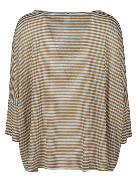 C-Zero Shirt Linen striped sweater