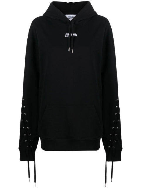 Jean Paul Gaultier Logo cotton hoodie