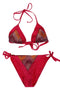 Feel Me Fab One printed triangle bikini set