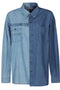 E.L.V. Denim Contrast denim shirt