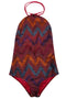Feel Me Fab Keywest printed one-piece swimsuit