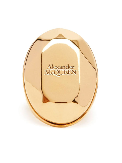 Alexander McQueen The Faceted Stone Ring