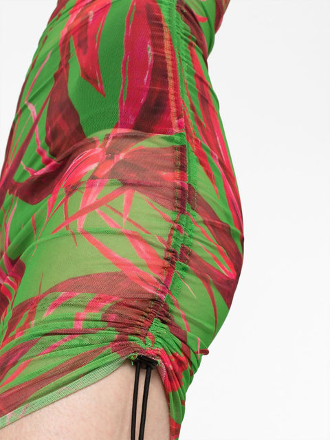 Louisa Ballou Floral print short dress