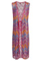 Feel Me Fab Quadrifoglio printed long dress
