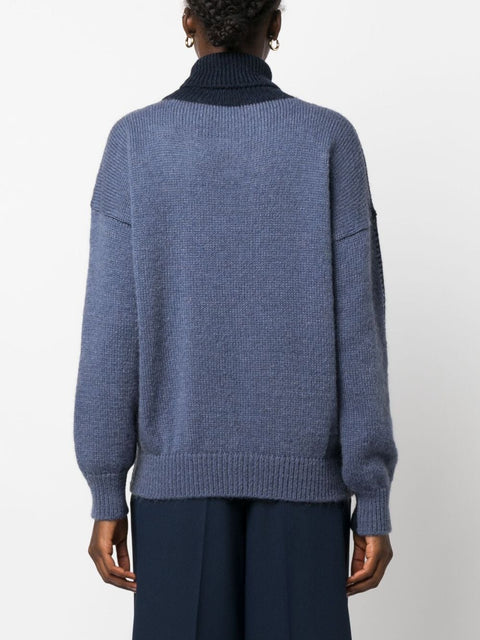 Alysi Mohair wool turtleneck sweater