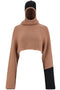 Ferragamo Cashmere cropped hoodie