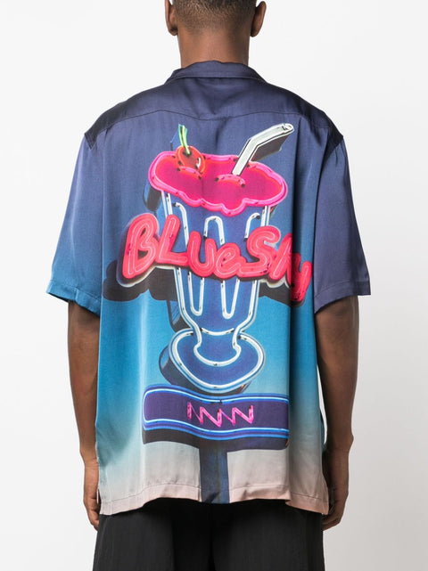Blue Sky Inn Printed viscose shirt