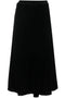 Gold Hawk Velvet long skirt