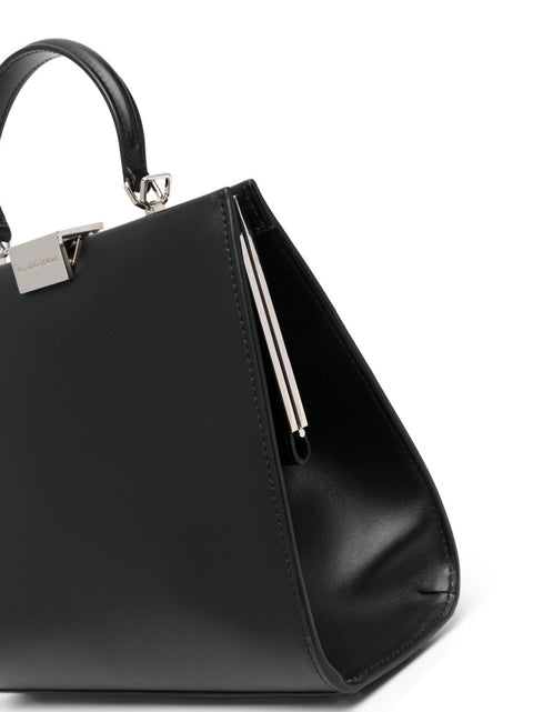 Armarium logo-plaque leather tote bag