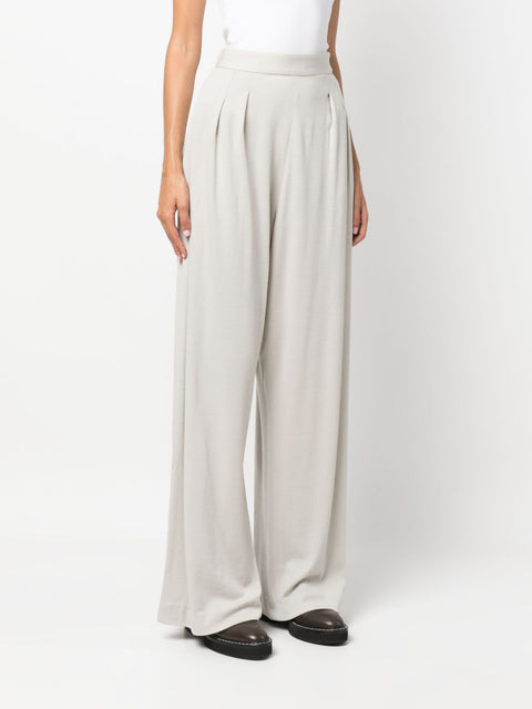 Fabiana Filippi Wide leg wool trousers