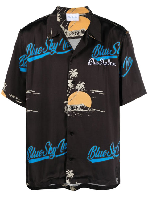 Blue Sky Inn Logo viscose shirt