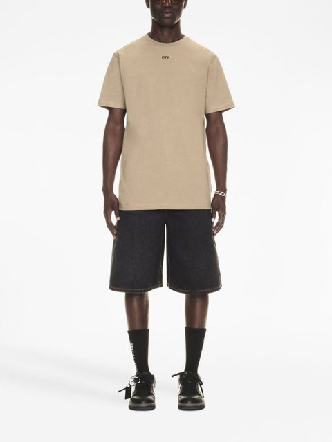 Off White Logo cotton t-shirt