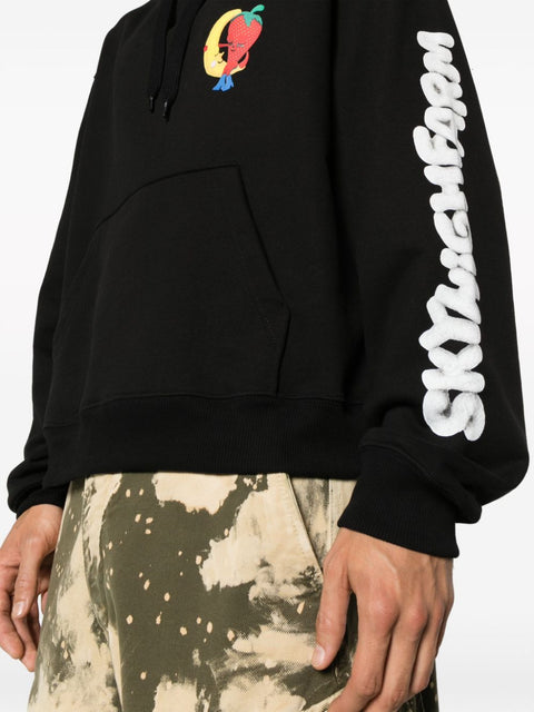 Sky High Farm Workwear Logo cotton hoodie