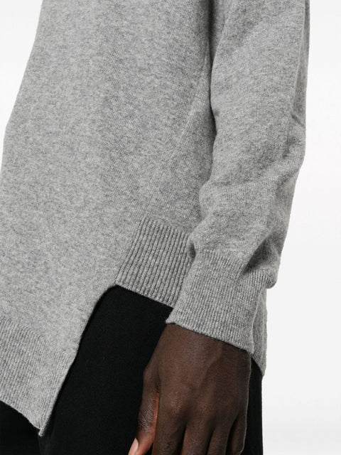 Comme Des Garcons x Lacoste Asymmetric Wool Sweater