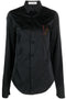 Ludovic De Saint Sernin Logo denim shirt