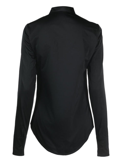 Ludovic De Saint Sernin Logo denim shirt