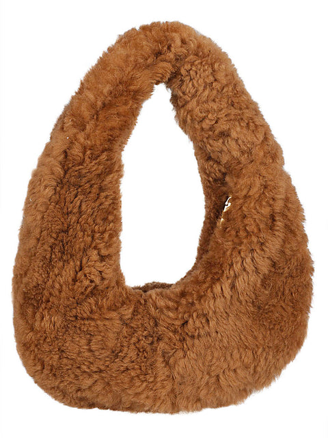 Anita Bilardi Faux fur shoulder bag