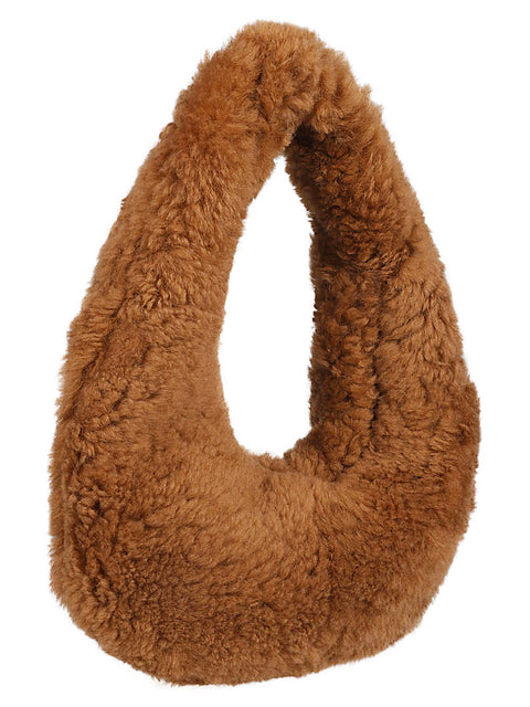 Anita Bilardi Faux fur shoulder bag