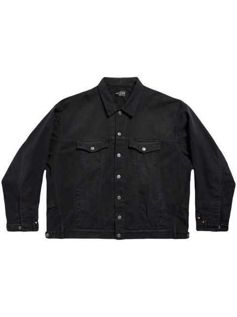 Balenciaga deconstructed denim jacket