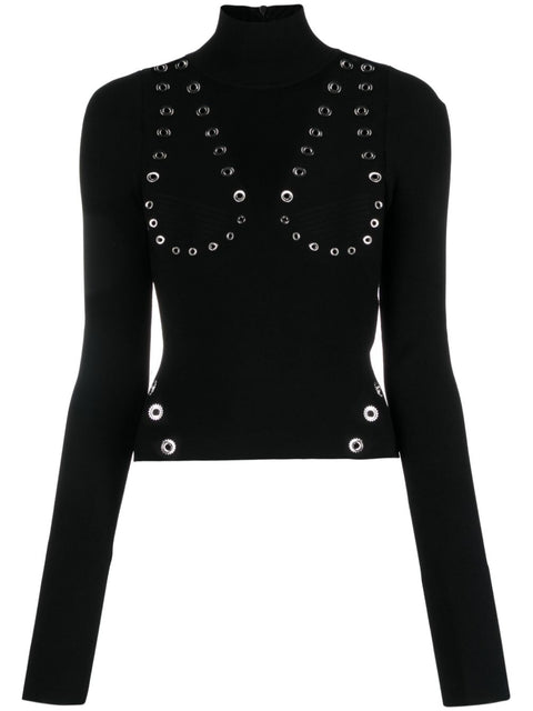 Off White Fashion High neck viscose sweater