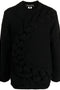 Homme Plus Cable-knit crewneck sweater