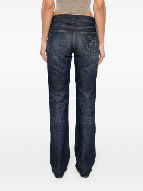 Palm Angels Straight leg denim jeans