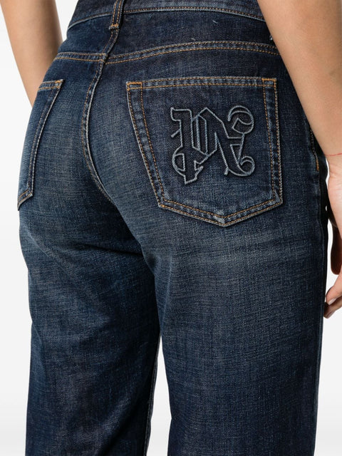 Palm Angels Straight leg denim jeans