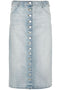 Courreges Pre Denim midi skirt