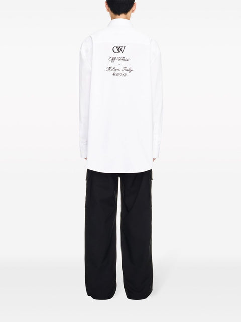 Off White Shirt with embroidery