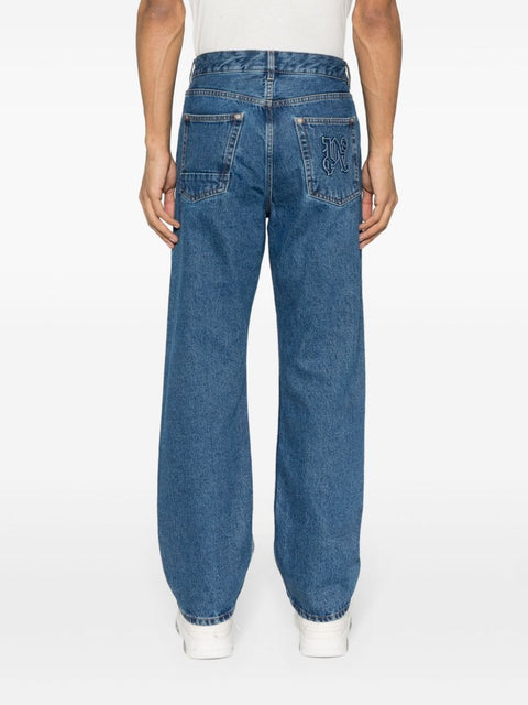 Palm Angels Monogram denim jeans