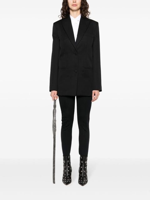Off White single-breasted virgin-wool blazer