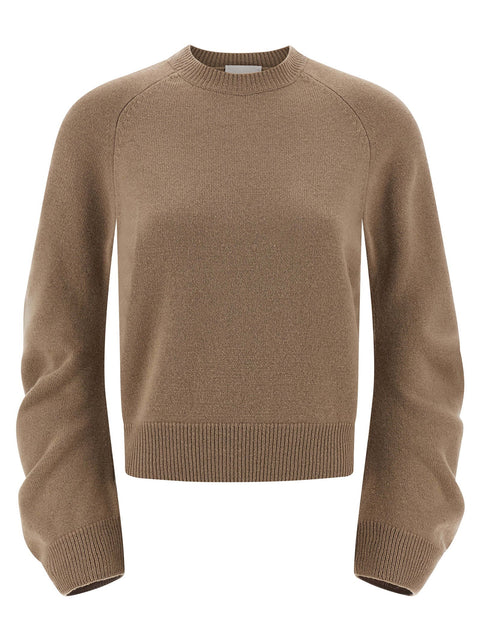 Nude Curved Sleeve Sweater