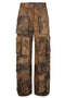 Fermas.Club Leather cargo trousers