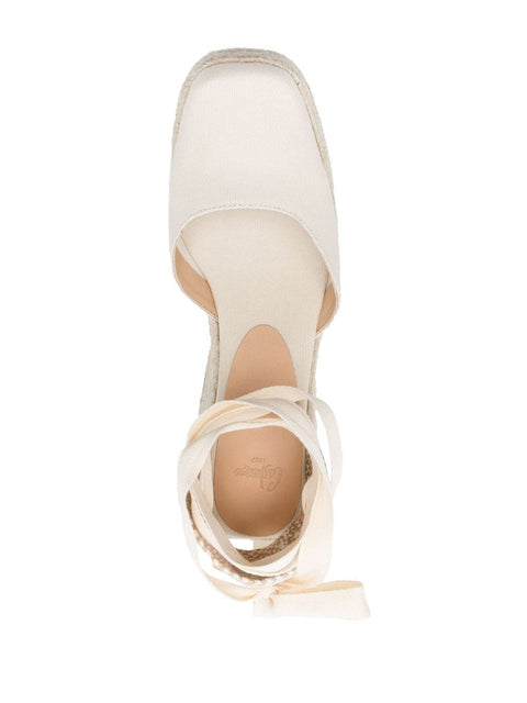 Castañer Tina Raffia Wedge Espadrilles