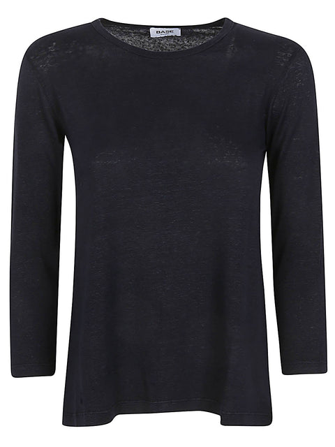 Base Linen jersey long sleeve t-shirt