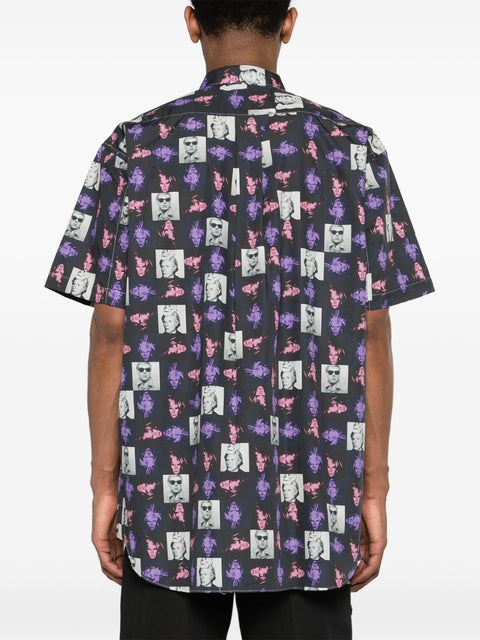 Comme Des Garcons Andy Warhol print shirt