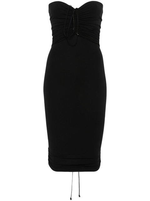 Wolford Fatal draping mini dress