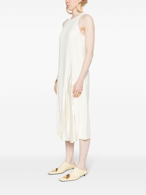 Erika Cavallini Semi-Couture Sleeveless midi dress