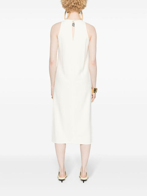 Erika Cavallini Semi-Couture Sleeveless midi dress