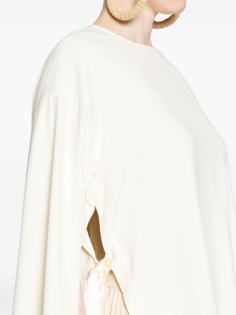 Erika Cavallini Semi-Couture Cady texture blouse