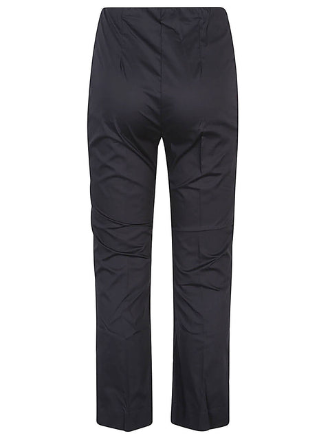 Liviana Conti Cotton blend cropped flared trousers