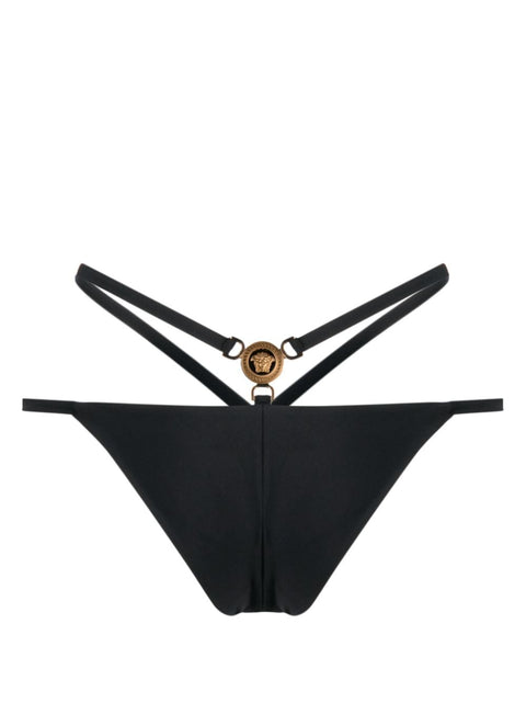 Versace Medusa-plaque strappy bikini bottoms