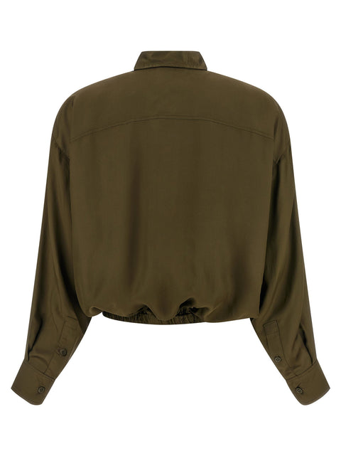 Nude Plastron Shirt