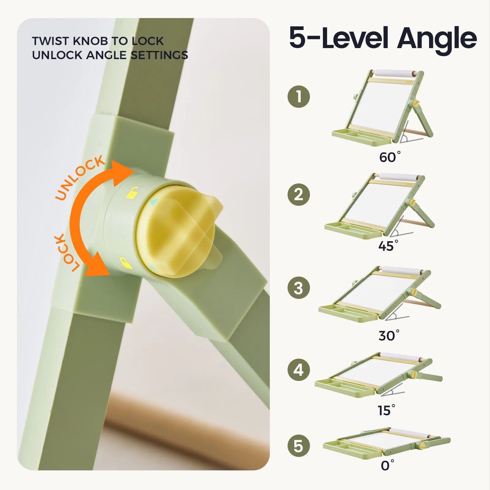 Tiny Land® Double-Sided Magnetic Tabletop Easel