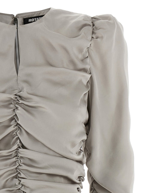 Rotate Birger Christensen Ls Mini Bow Dress